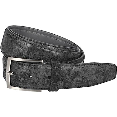 Floris van Bommel Gürtel DE BELTER, Rauleder, Schwarz EU 115 cm im Sale